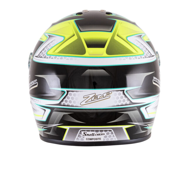 ZAMP Helmet, RZ 42 Youth, Green / Silver3
