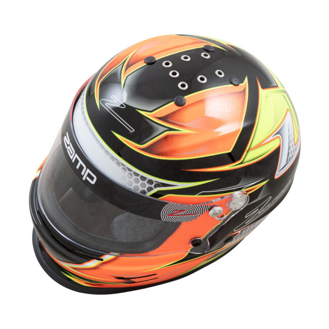 ZAMP Helmet, RZ 42 Youth, Orange / Yellow5