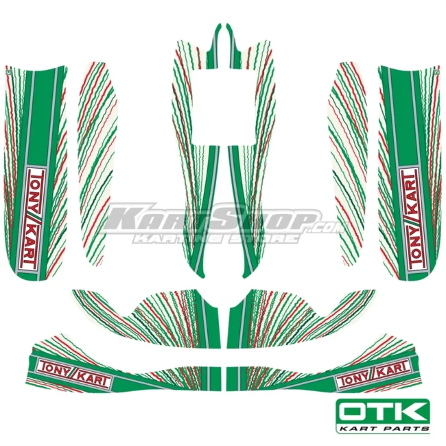 Tonykart Bodywork stickers kit, M8, 2022
